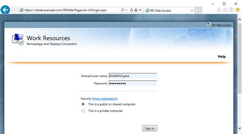 WEB ACCESS LOGIN.